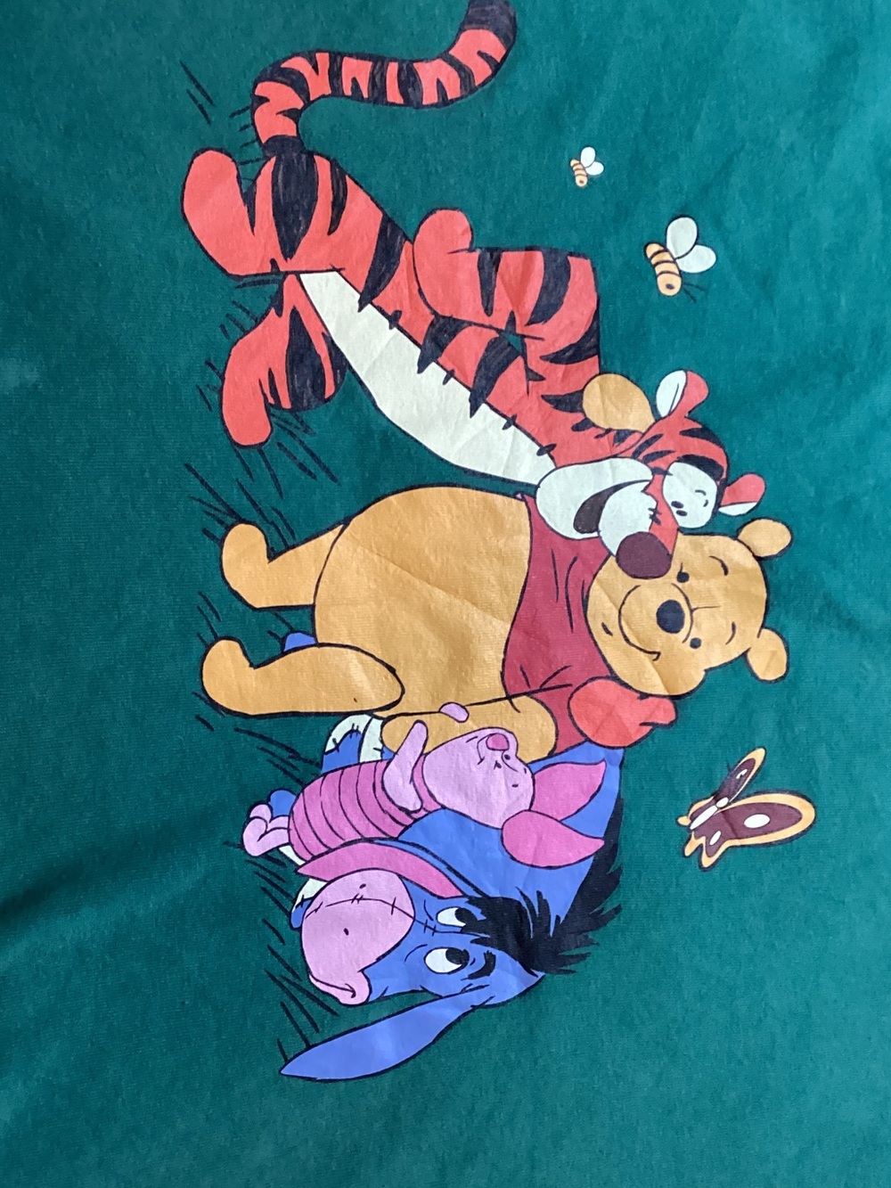 Hybrid Apparel Green Disney Winnie the Pooh Logo Sweatshirt - Picture 3 of 6